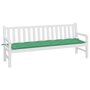 Voir la diapositive 3 : VIDAXL Coussin de banc de jardin vert 200x50x7 cm tissu oxford