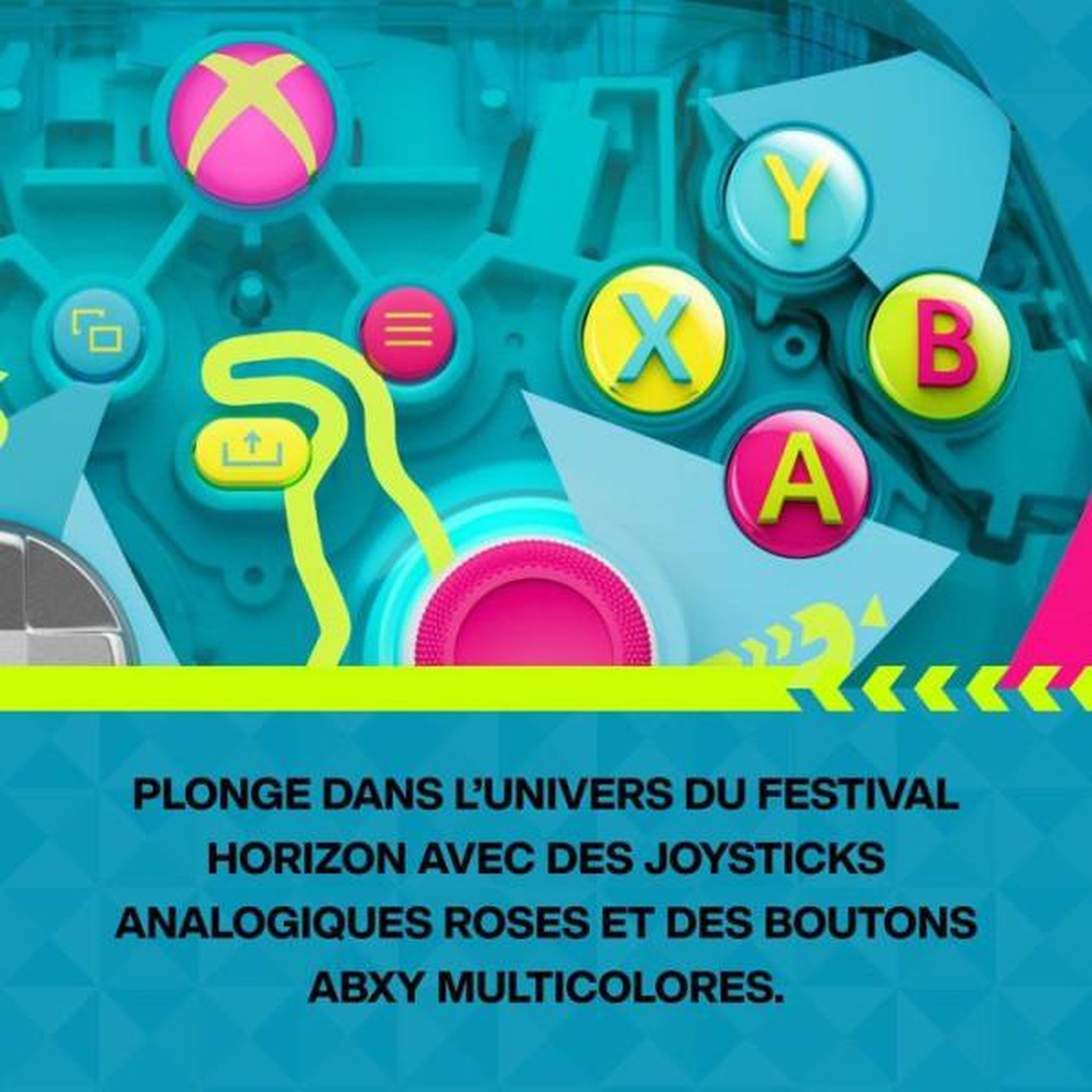 Voir la diapositive 5 : MICROSOFT Manette sans fil – Xbox – Édition limitée Forza Horizon 6 – Sans fil – Compatible Xbox Series X|S, Xbox One, PC et Clo