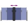 Voir la diapositive 5 : VIDAXL Auvent lateral retractable bleu 120x600 cm
