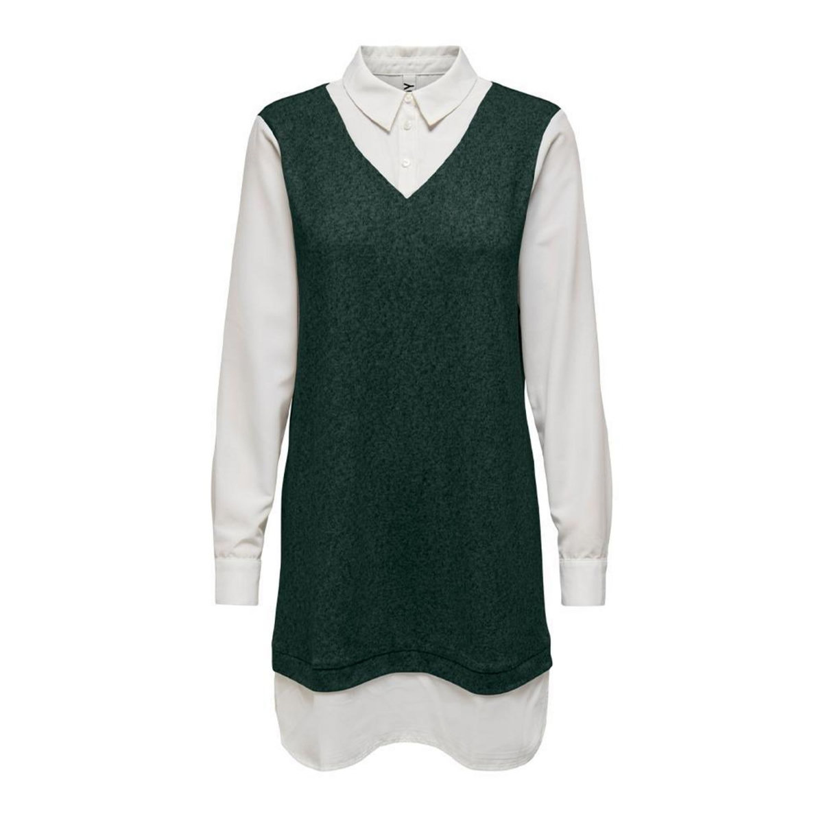 JACQUELINE DE YONG Robe Verte/Blanche Femme JDY Tonsy