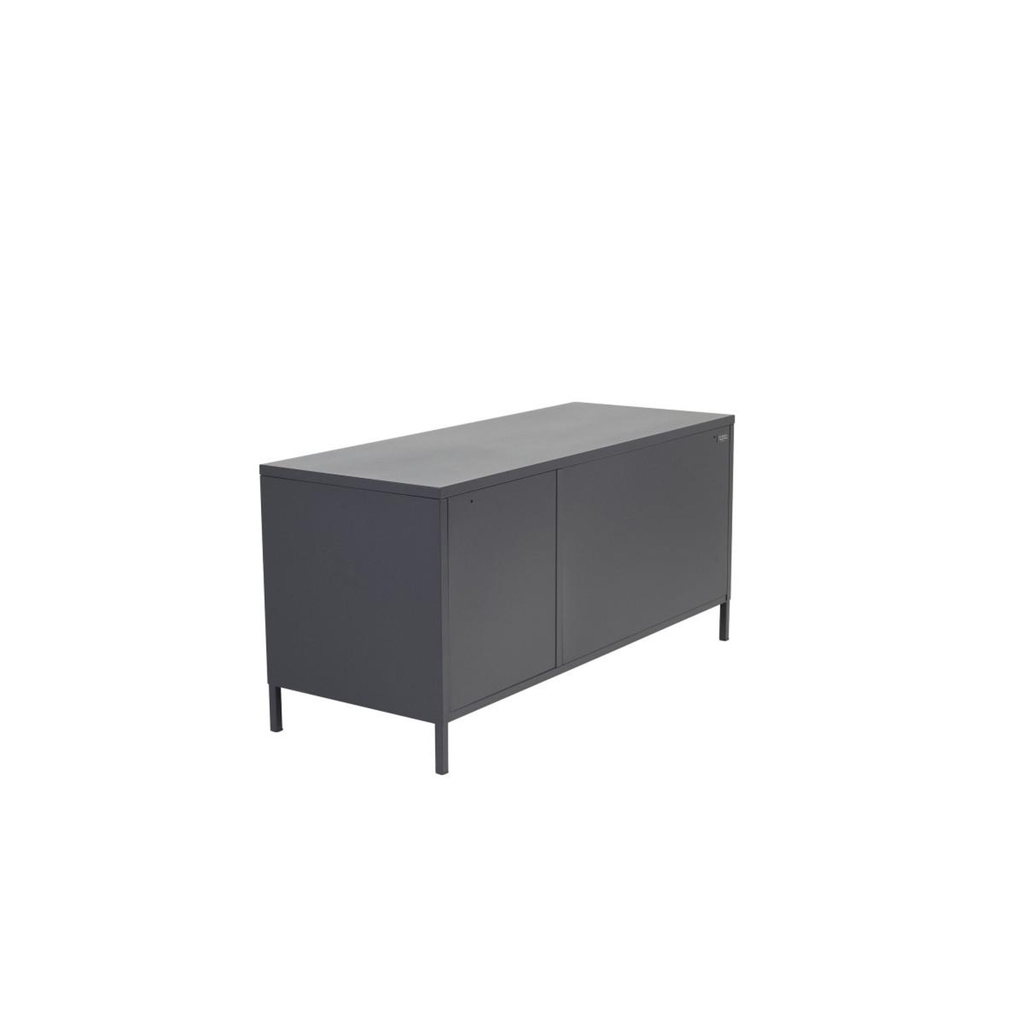 Voir la diapositive 3 : Paris Prix Meuble tv 3 portes  acero  120cm noir