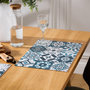 Voir la diapositive 2 : ATMOSPHERA Lot de 6 sets de table mosaïque carreaux de ciment - 45 x 30 cm - Bleu