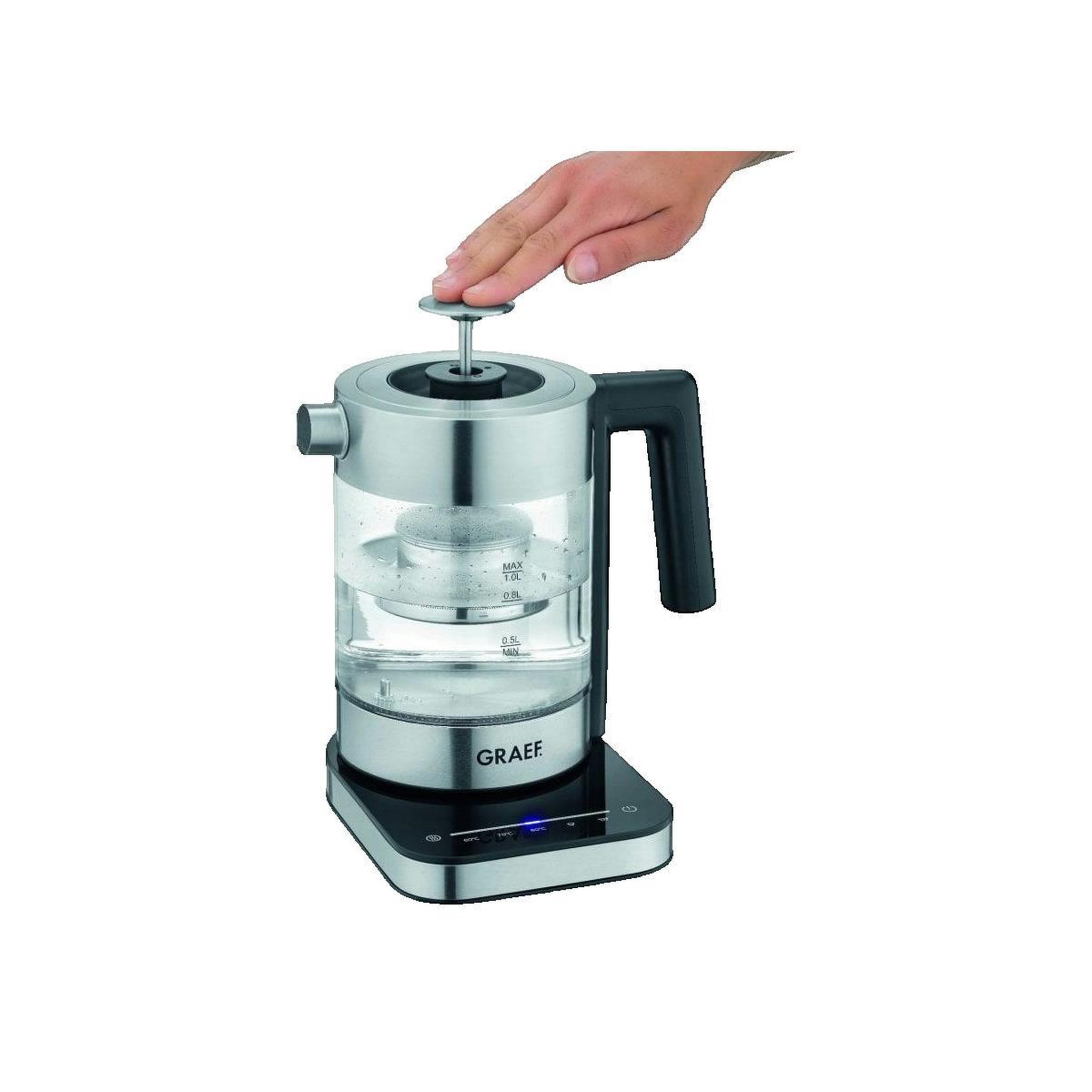 Voir la diapositive 2 : graef Bouilloire Graef WK350 Inox 1 litre