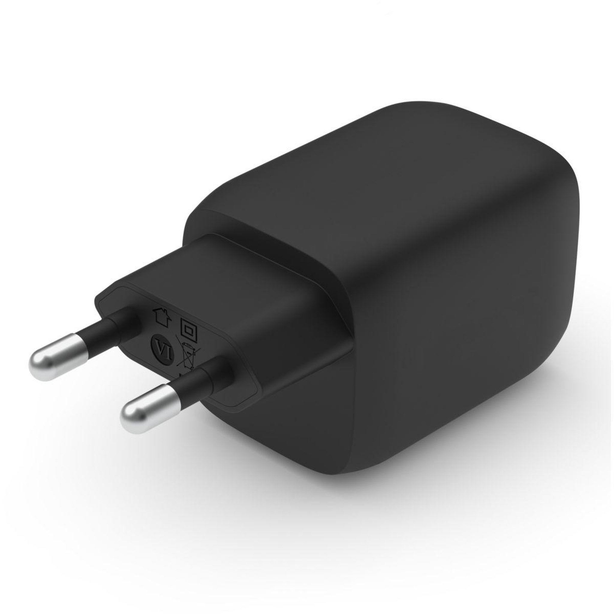 Voir la diapositive 2 : Belkin Chargeur ordinateur portable USB C x2 65W GaN PPS Noir