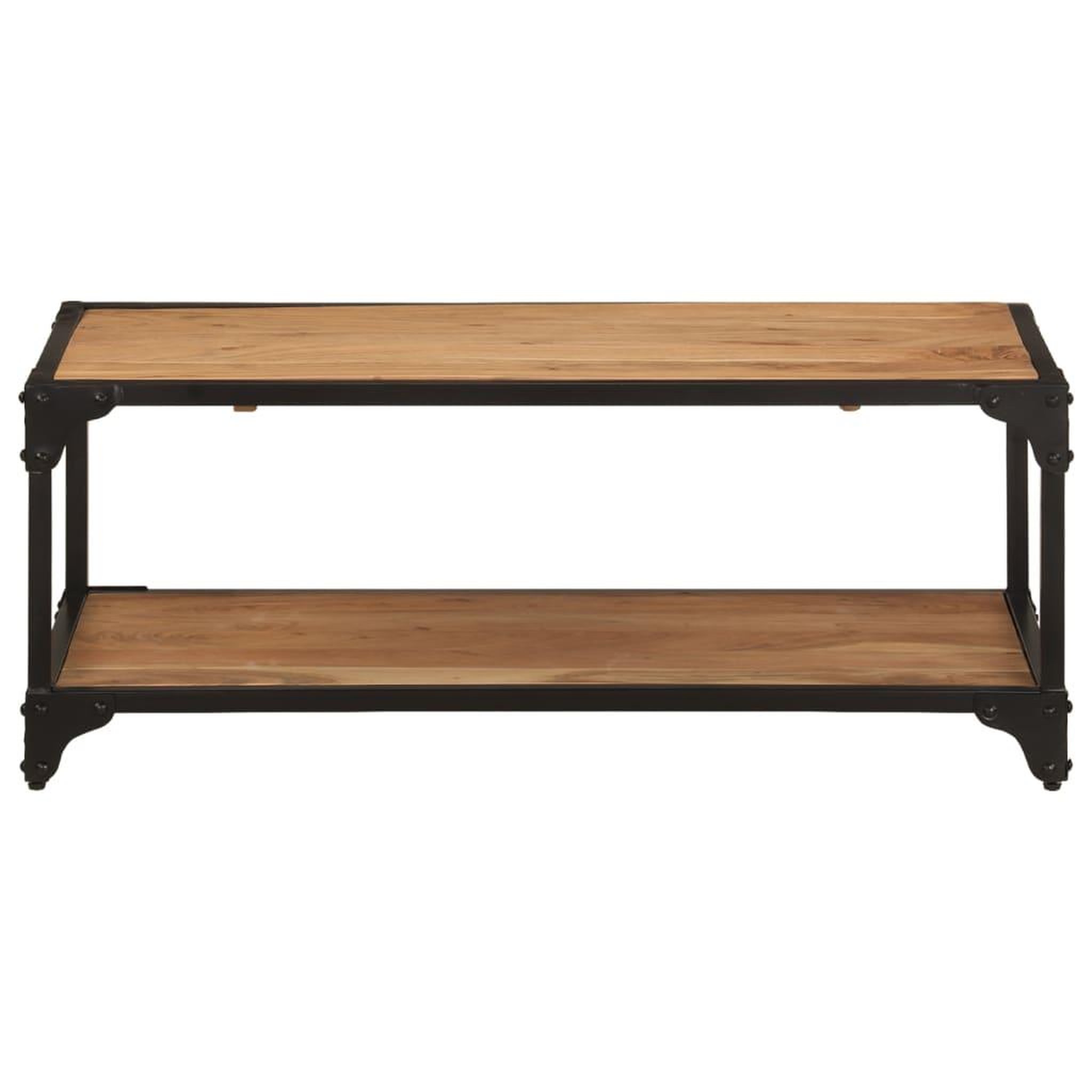 Voir la diapositive 2 : VIDAXL Table basse 90x45x35 cm Bois d'acacia solide