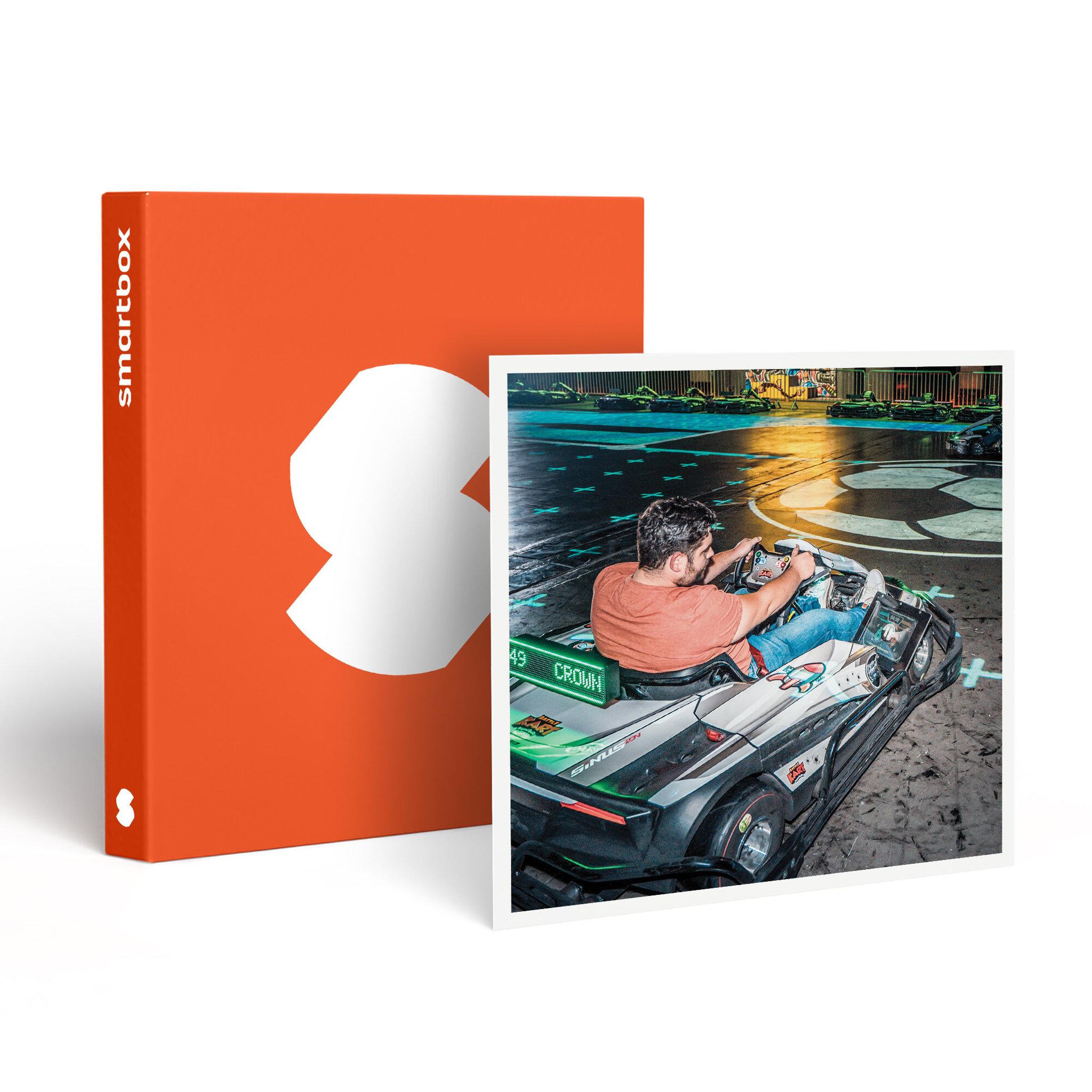 Smartbox 3 sessions de karting intéractif pour 4 personnes près de tours - coffret cadeau sport & aventure