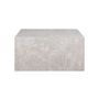 Voir la diapositive 2 : LISA DESIGN Pula - table basse - effet marbre - 80 cm