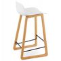 Voir la diapositive 4 : Paris Prix Tabouret de Bar  Sliven  86cm Blanc & Naturel