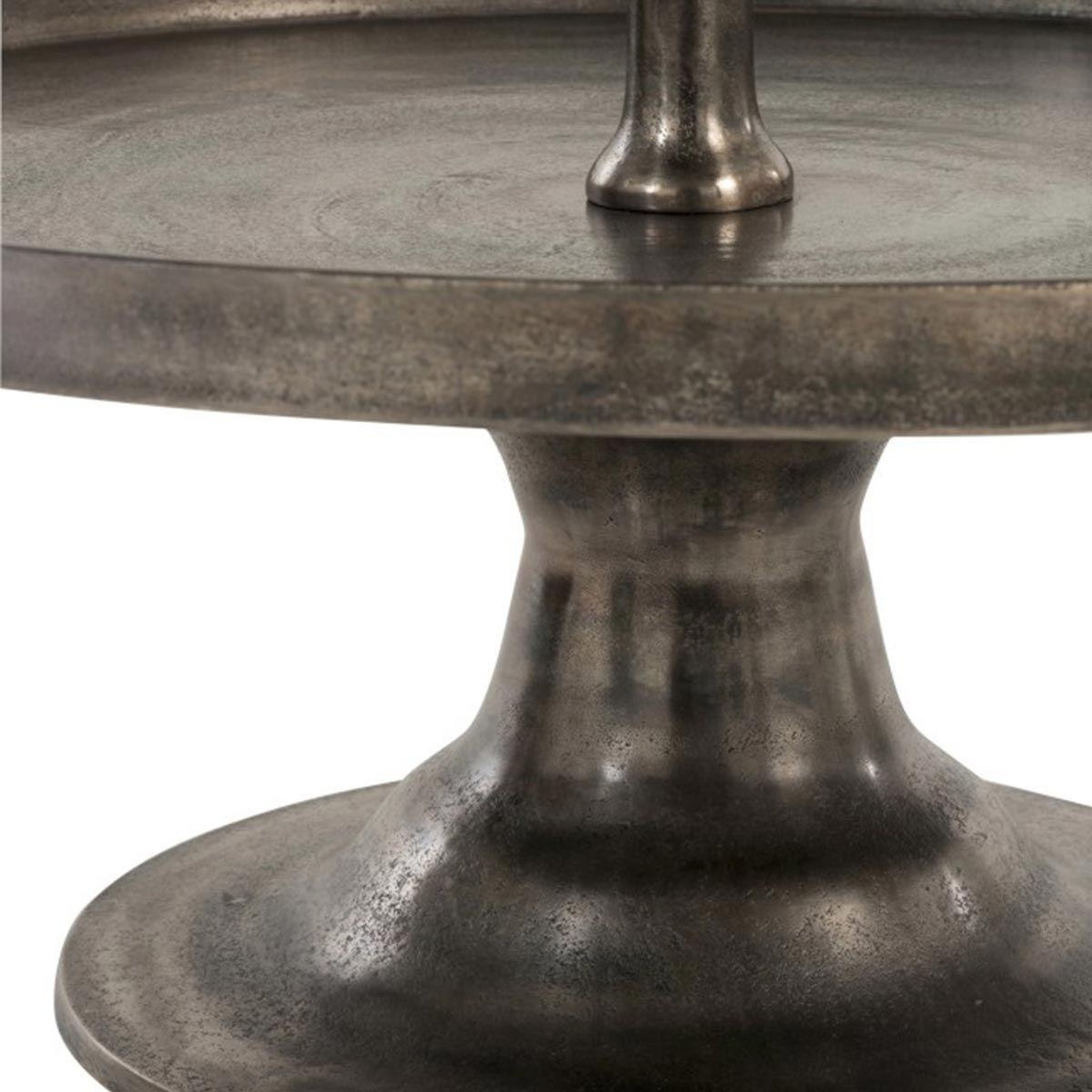 Voir la diapositive 3 : J-LINE Plateau sur pied à 5 niveaux  fontaine  167cm gris