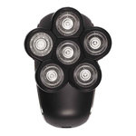 Paris Prix Rasoir avec 6 Têtes Flottantes  USB  10cm Noir