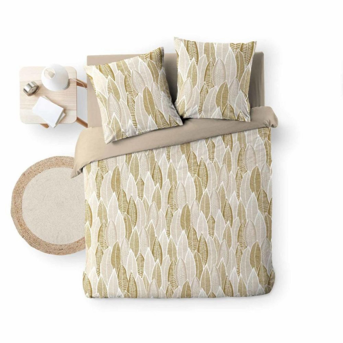 Douceur d'Intérieur Housse de couette 240x220 + 2 taies imprimées KIM