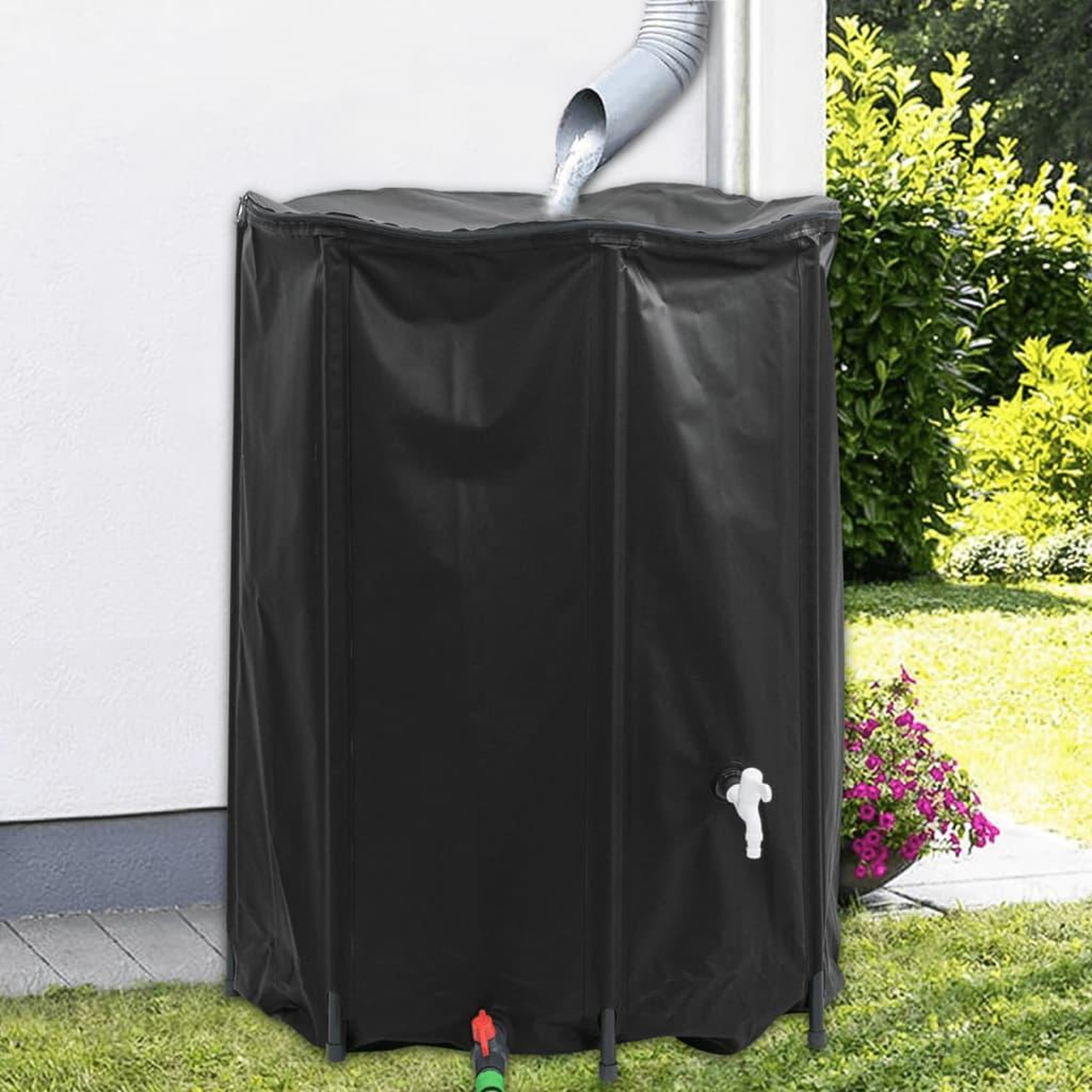 VIDAXL Reservoir d'eau avec robinet pliable 1350 L PVC