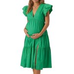 VERO MODA MATERNITY Robe de Grossesse e Femme Vero Moda Marternity Jarlotte. Coloris disponibles : Vert