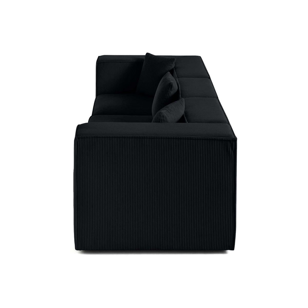 LISA DESIGN Arty - canapé modulable 3 places - en velours côtelé