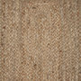 Voir la diapositive 2 : ATMOSPHERA Tapis rectangulaire en jute Scandi - L. 60 x l. 90 cm - Marron