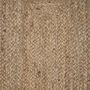 Voir la diapositive 2 : ATMOSPHERA Tapis rectangulaire en jute Scandi - L. 60 x l. 90 cm - Marron