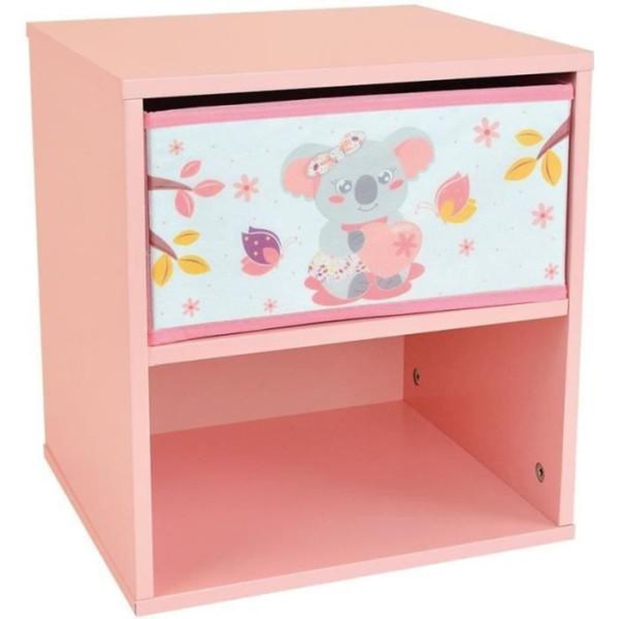 Fun House Cally mimi koala chevet avec un tiroir ± 36 x 33 x 30 cm pour enfant