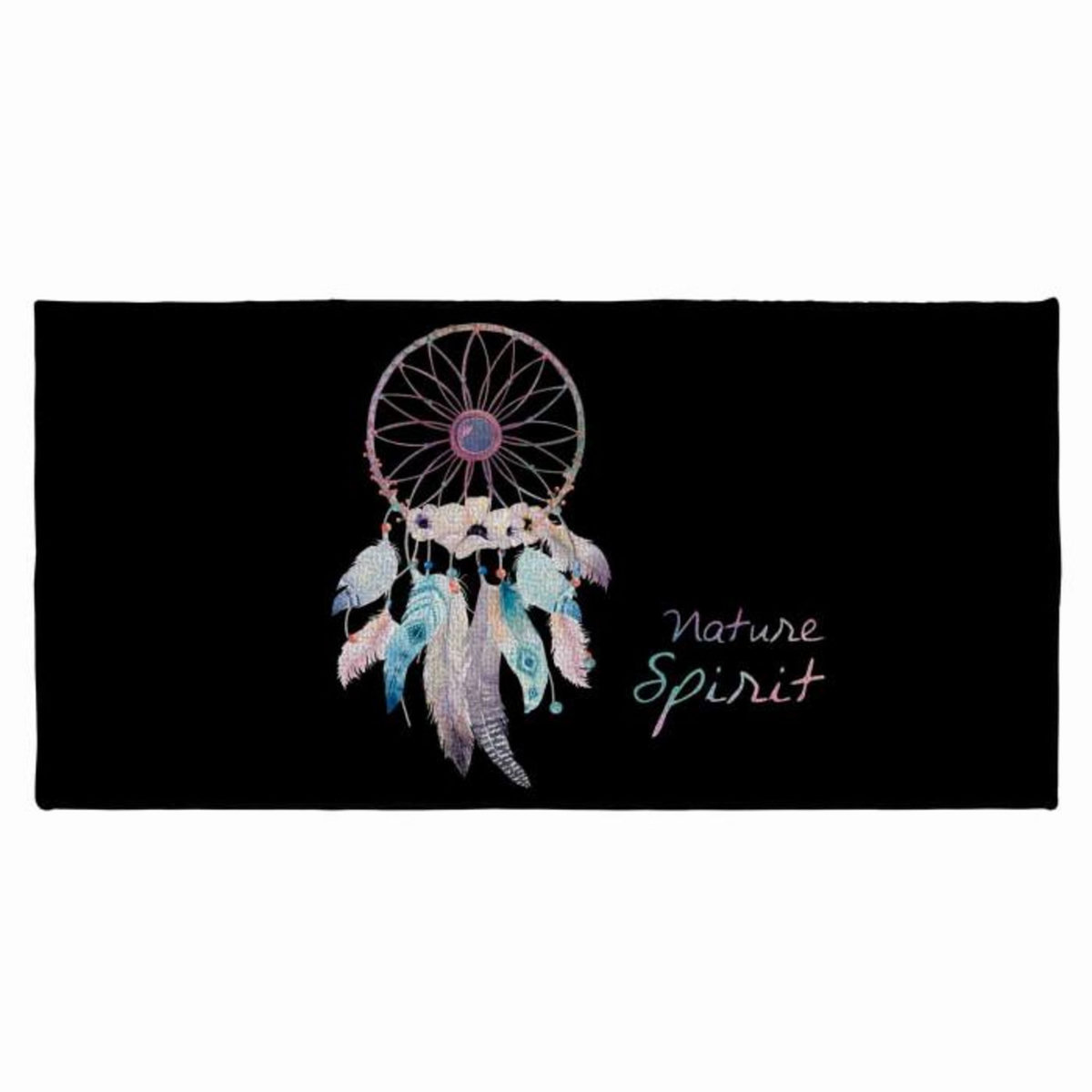 Paris Prix Tapis Déco Rectangulaire  Tipi Spirit  57x115cm Noir