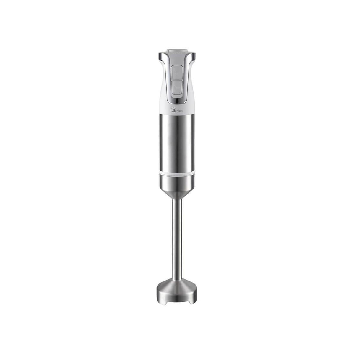 Ardes Mixeur plongeant Ardes ARMIX02 avec tige en acier, 4 lames, 1000 W, blanc