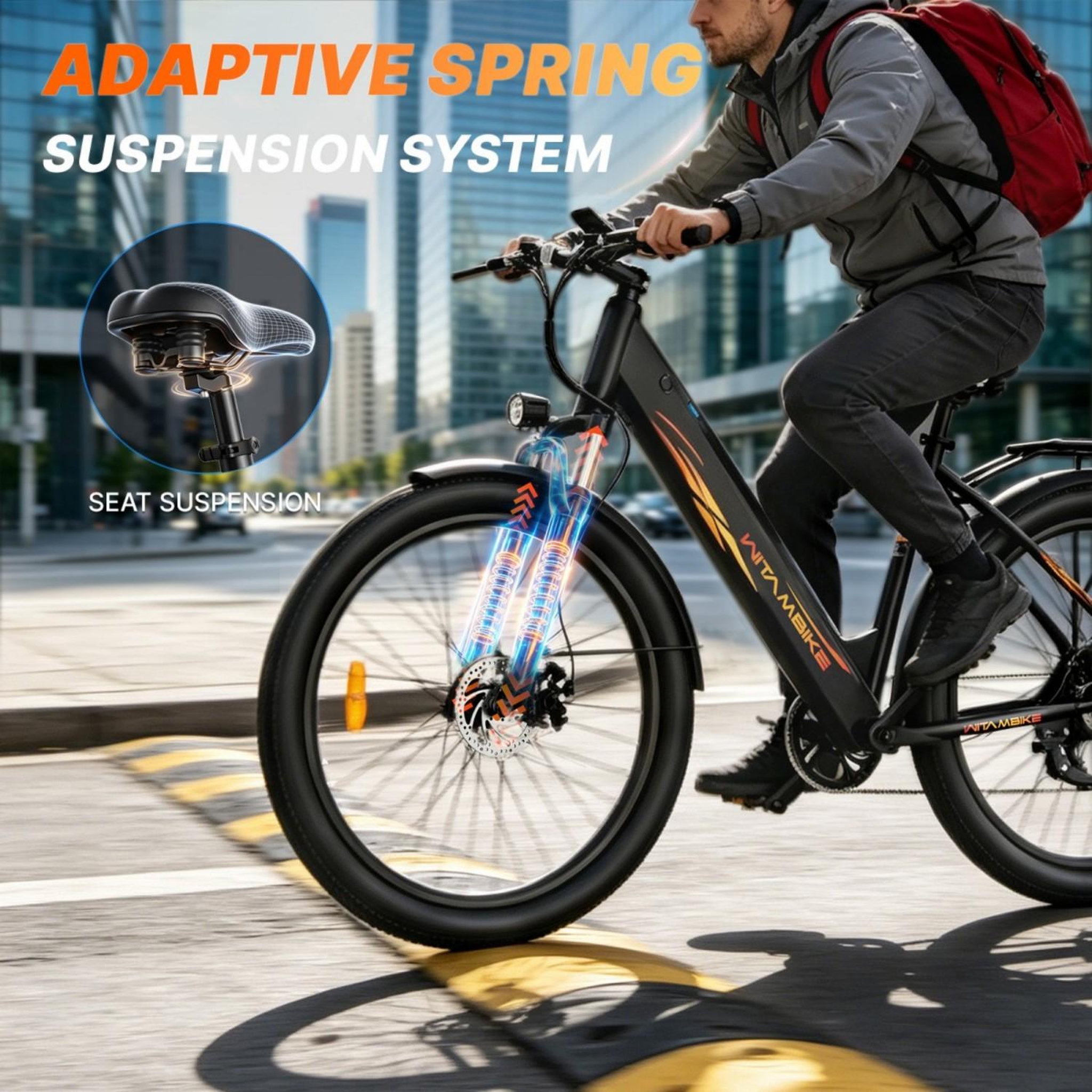 Voir la diapositive 6 : WITAMBIKE Vélo électrique de ville witambike w28, 36 v 250 w 20 ah, 29