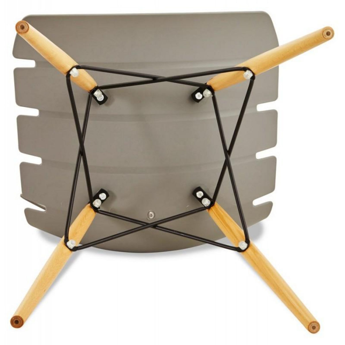 Paris Prix Chaise Design  Visby  82cm Gris