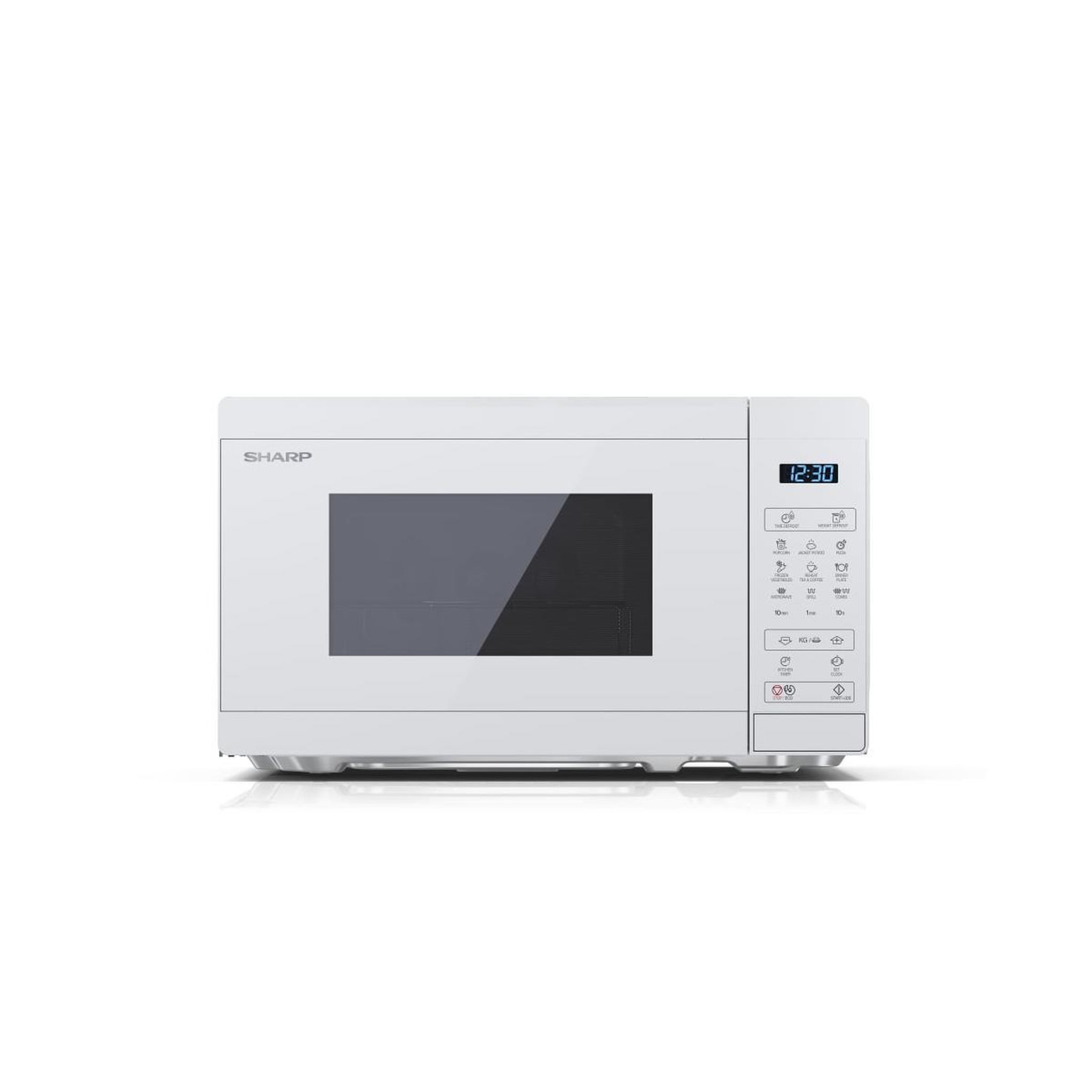 Sharp Four à micro-ondes combiné à surface plane Sharp YC-MG02E-C 20 L 800 W Blanc