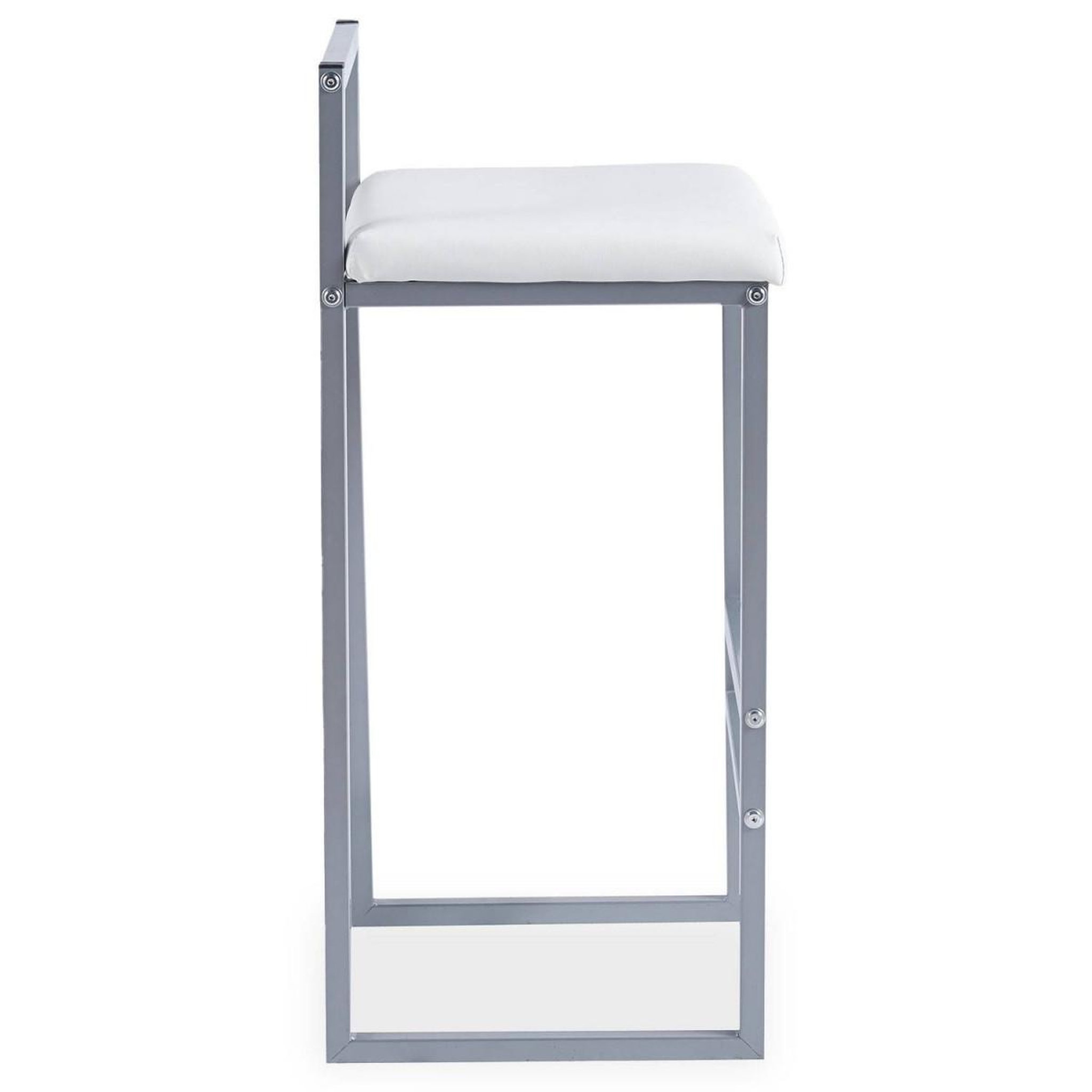 Voir la diapositive 4 : Paris Prix Tabouret de bar design  dakota  80cm blanc