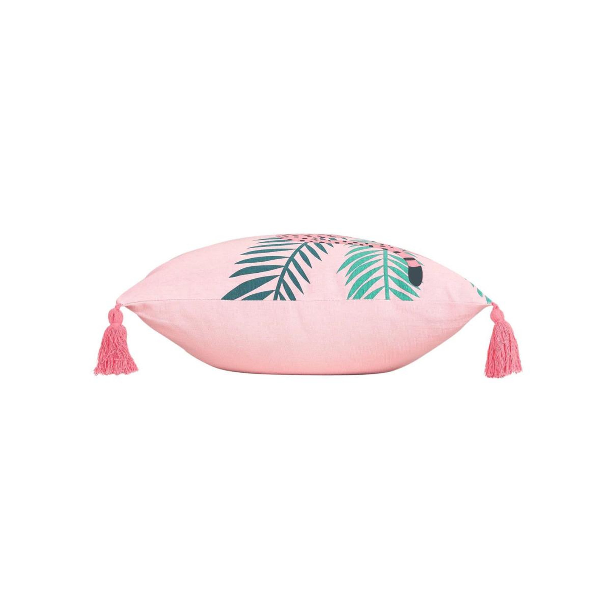 Voir la diapositive 2 : Douceur d'Intérieur Coussin enfant déco  leopink  40x40cm rose