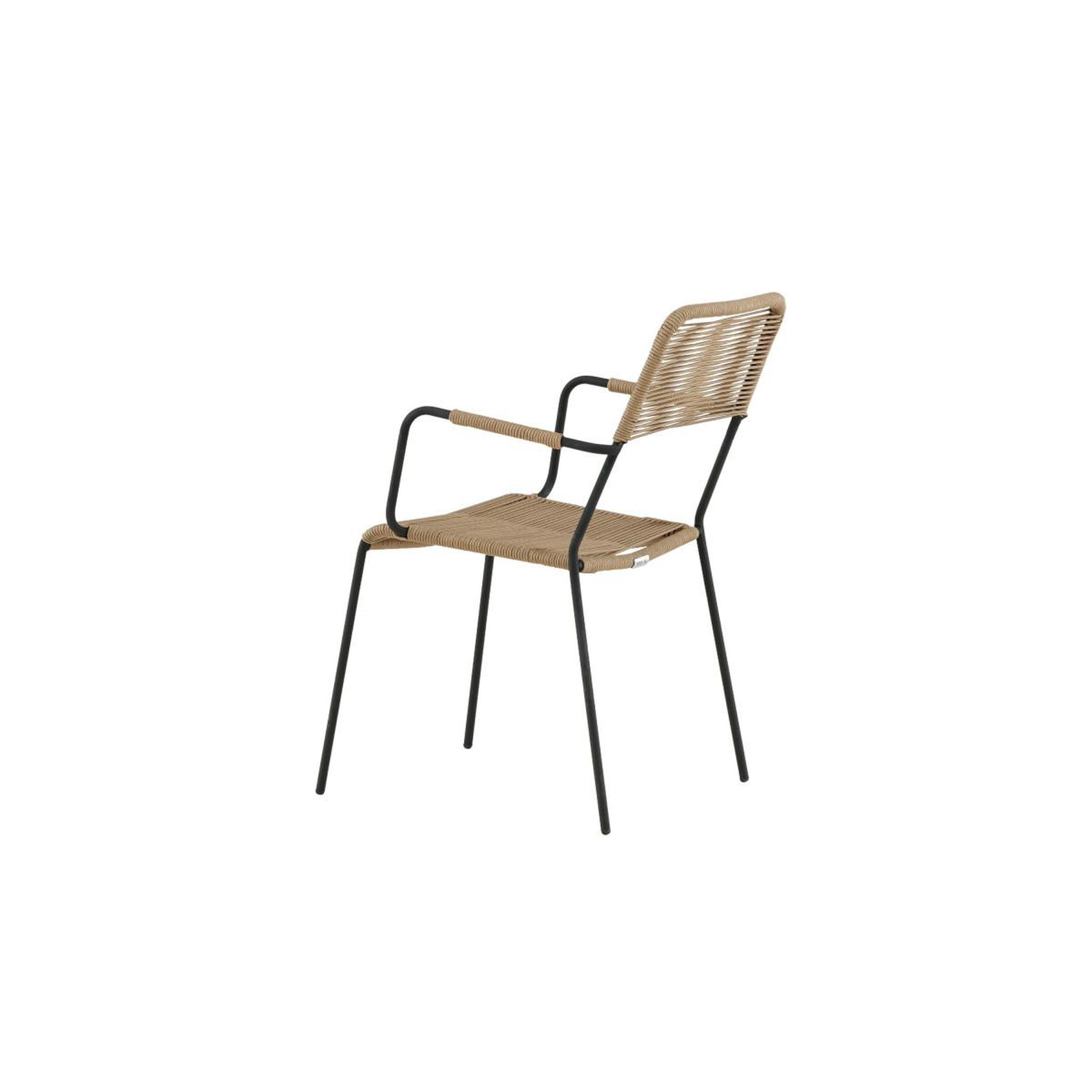 Voir la diapositive 6 : Paris Prix Chaise de jardin  lindos  85cm naturel & noir