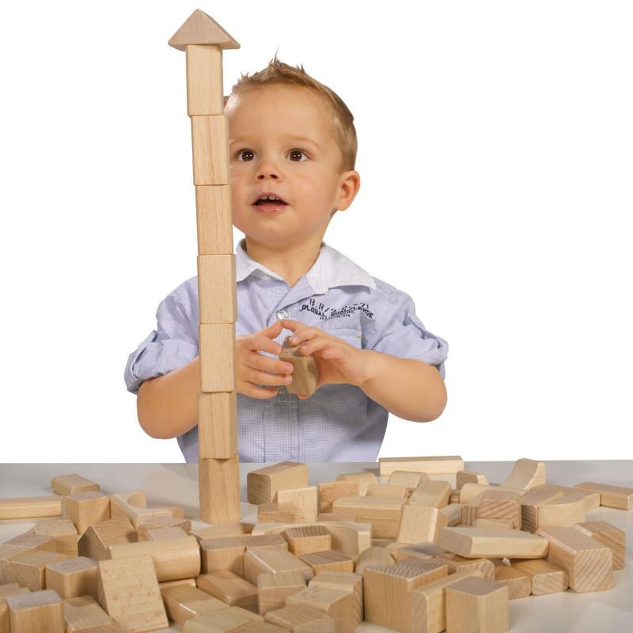 Voir la diapositive 4 : Eichhorn Eichhorn Wooden Blocks, 100 pcs.