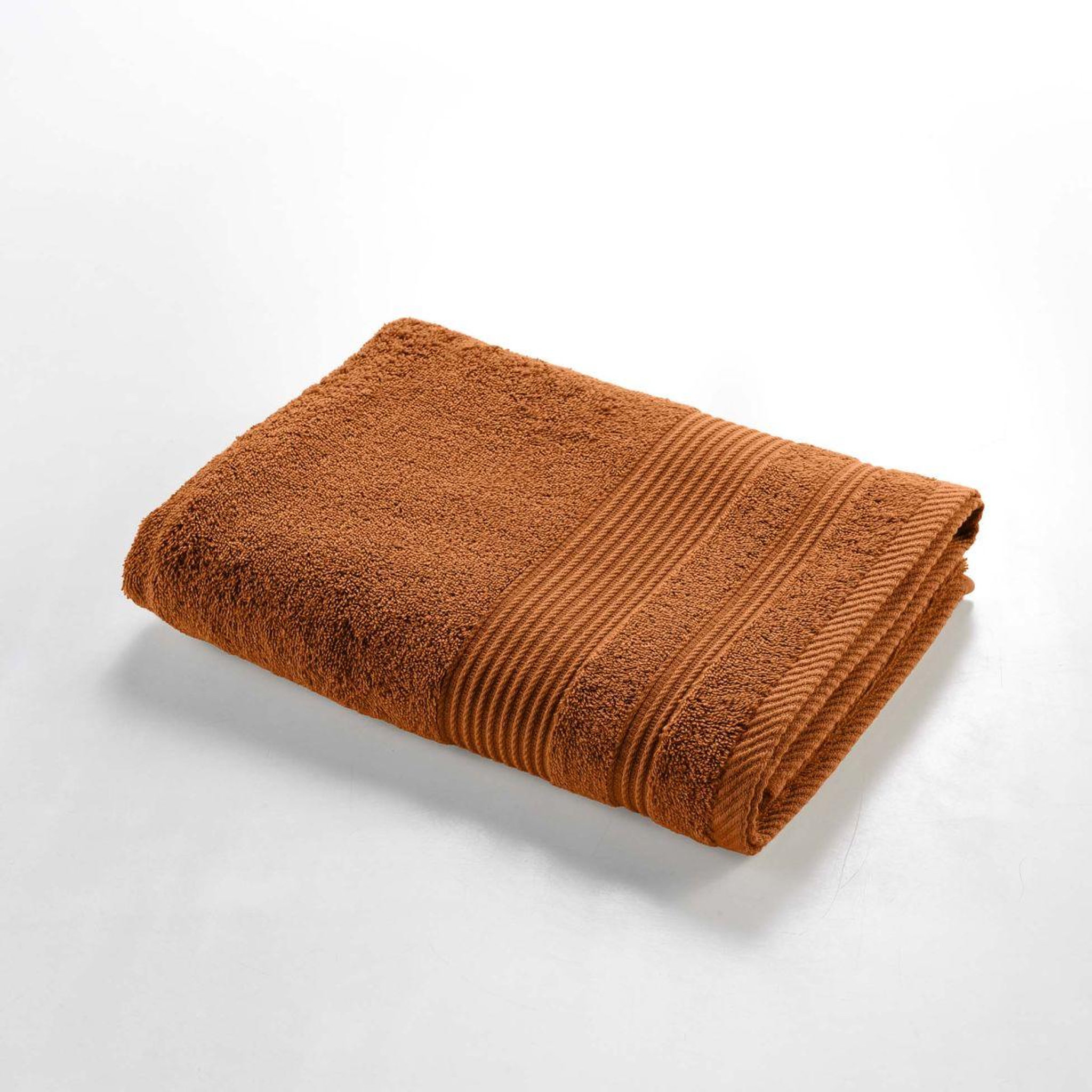 Voir la diapositive 2 : Douceur d'Intérieur Drap de douche  tendresse  70x130cm caramel
