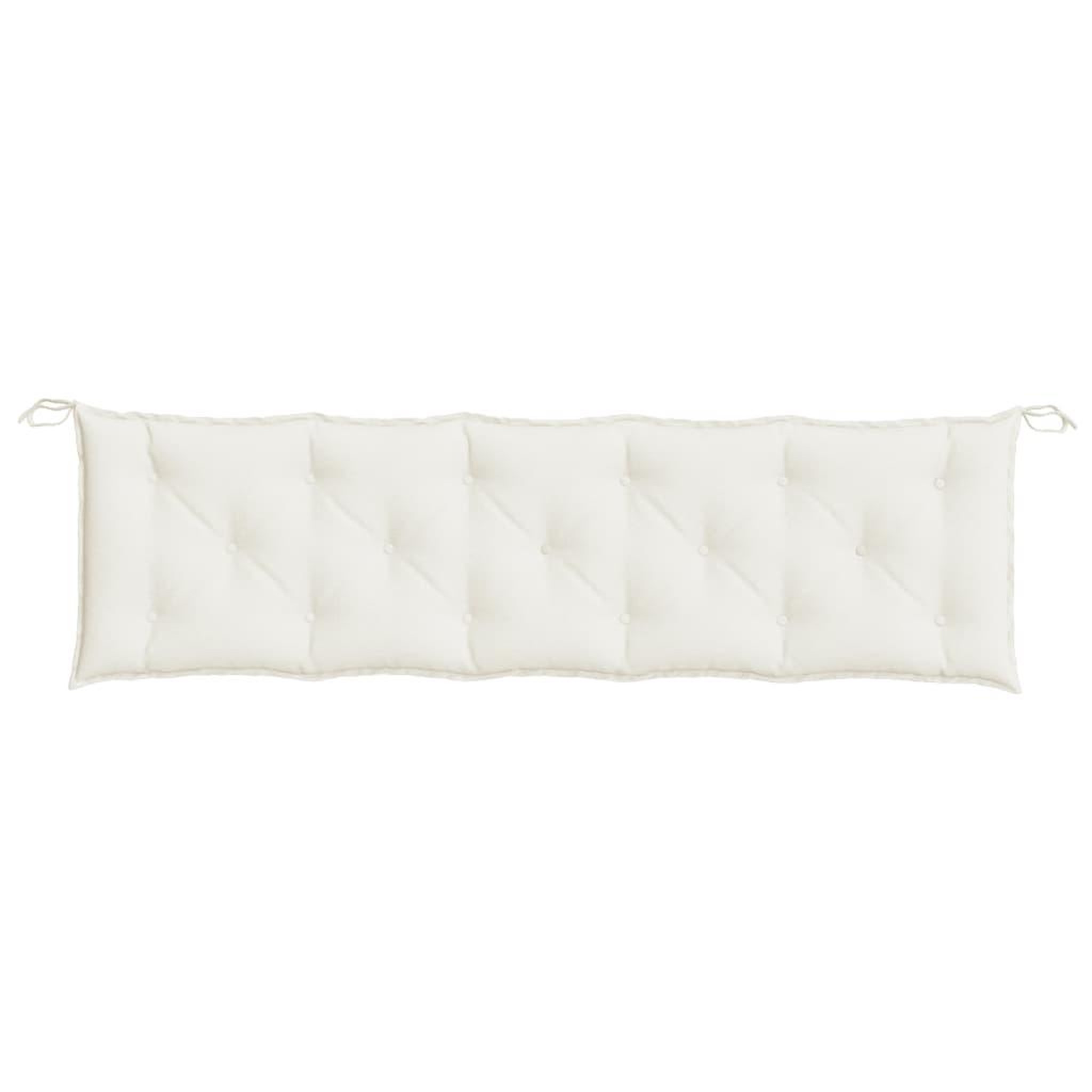Voir la diapositive 4 : VIDAXL Coussin de banc de jardin creme melange 180x50x7 cm tissu