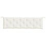 Voir la diapositive 4 : VIDAXL Coussin de banc de jardin creme melange 180x50x7 cm tissu