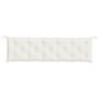 Voir la diapositive 4 : VIDAXL Coussin de banc de jardin creme melange 180x50x7 cm tissu