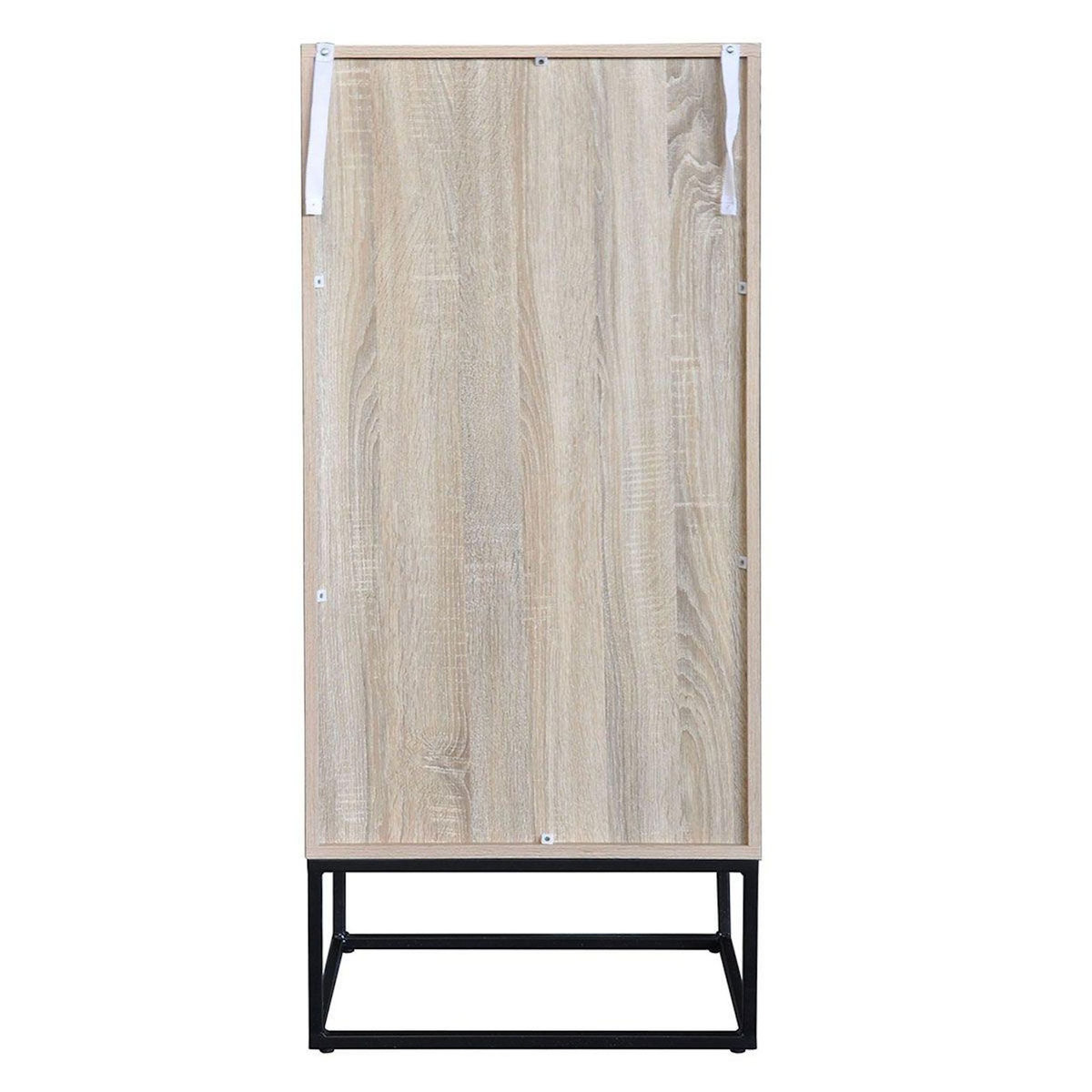 Paris Prix Commode Design 4 Tiroirs  Luena  120cm Chêne