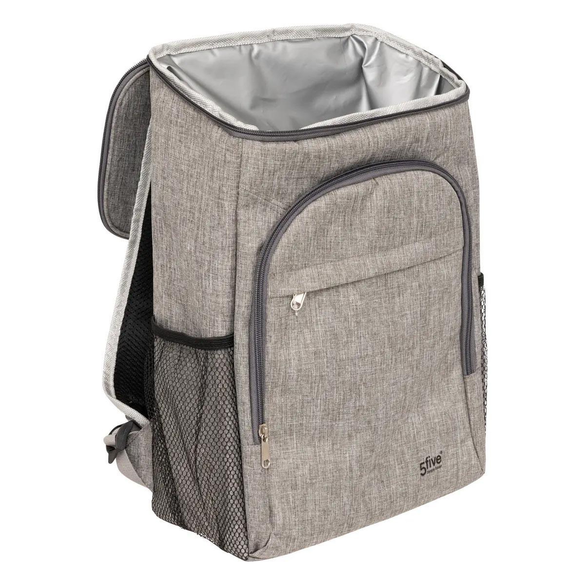 Voir la diapositive 2 : FIVE Sac à dos 4 poches  isotherme  18l gris