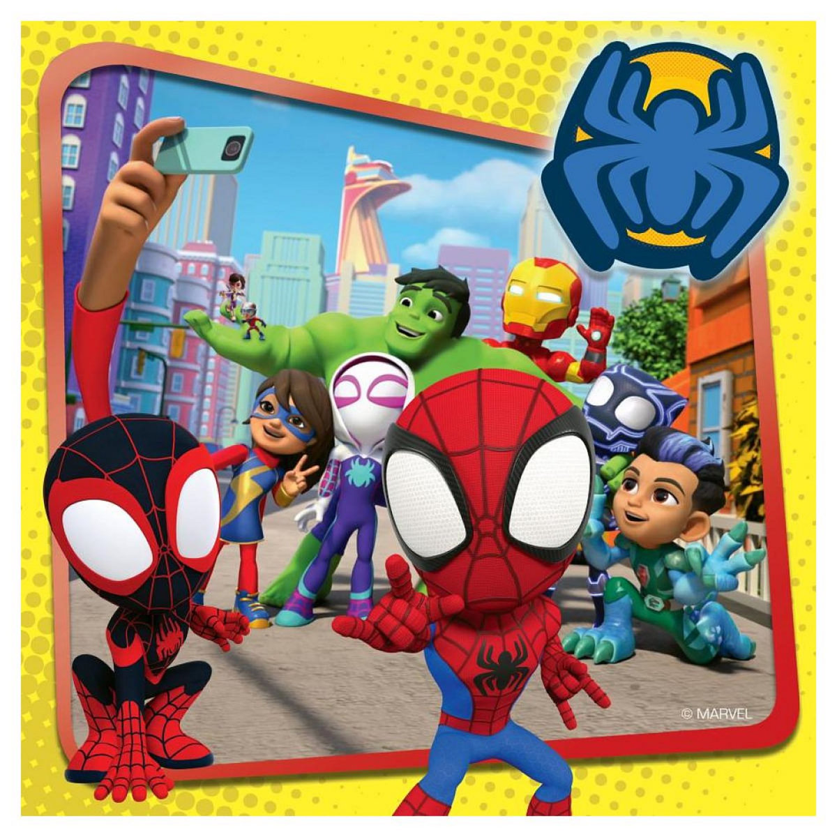 RAVENSBURGER Puzzles 3x49 p - spidey, le lanceur de toile