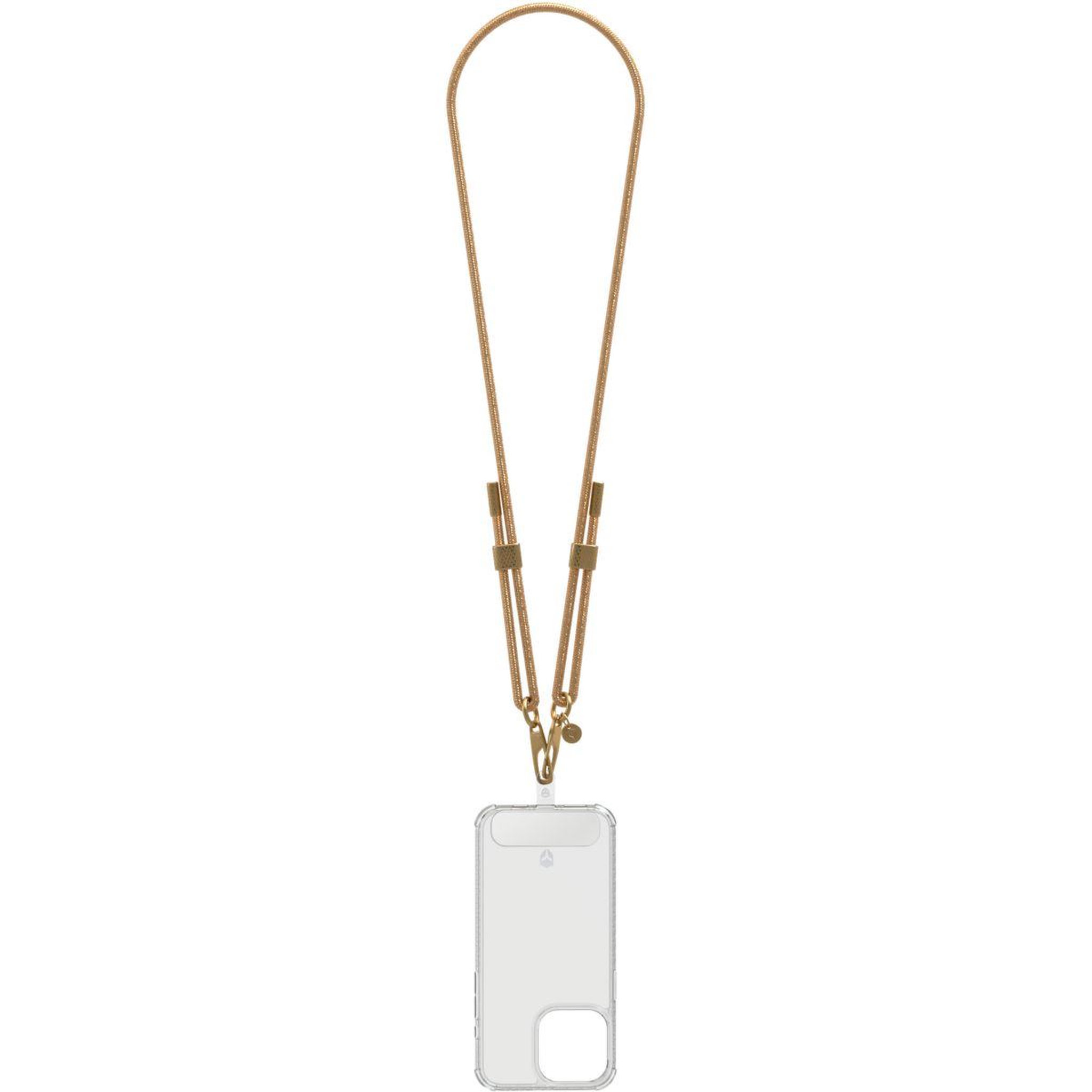 Voir la diapositive 3 : FORCE CASE Cordon téléphone cordon paillette champagne