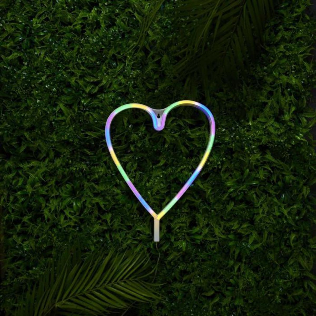 Paris Prix Lampe LED Effet Néon  Cœur  30cm Multicolore