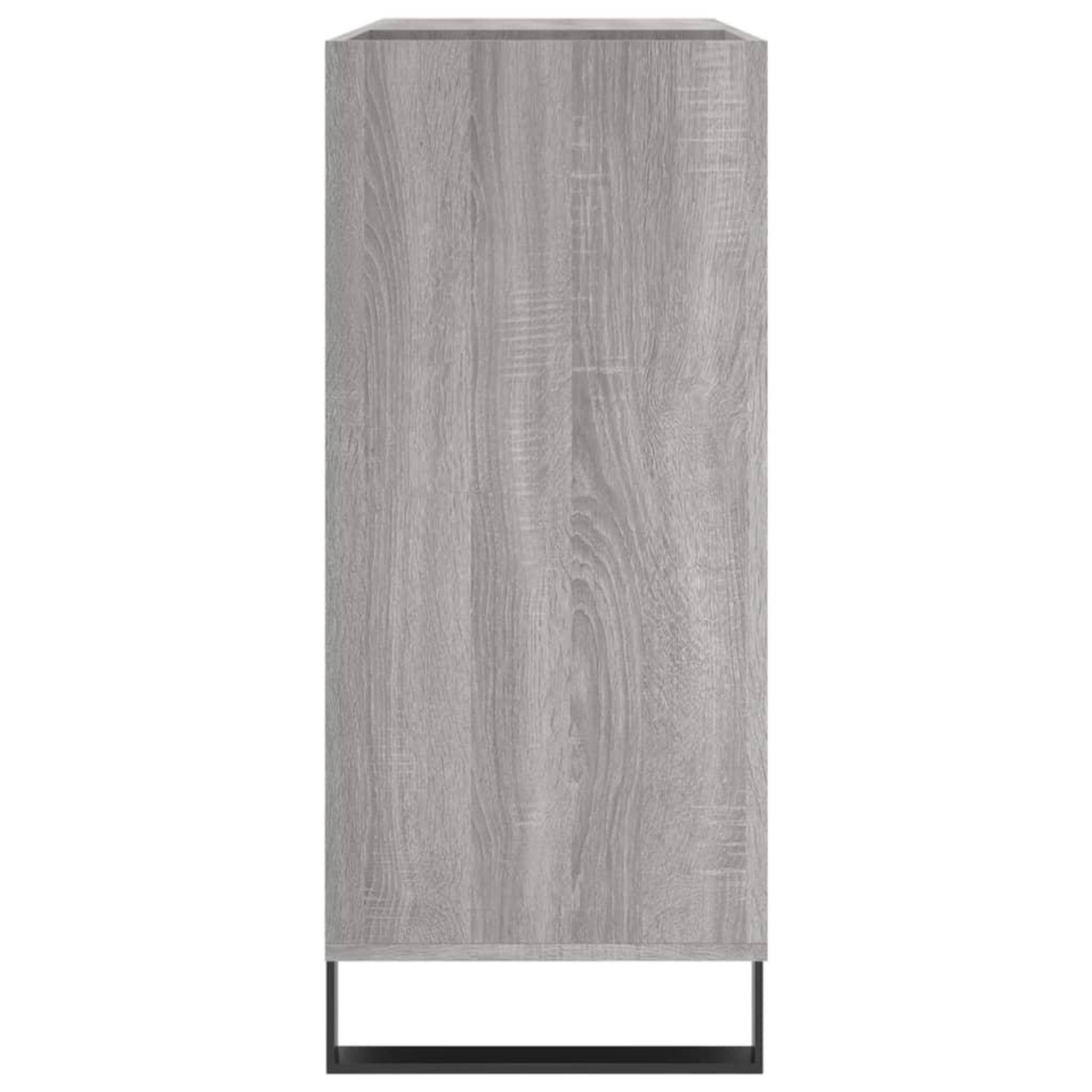 Voir la diapositive 5 : VIDAXL Armoire a disques sonoma gris 84,5x38x89 cm bois d'ingenierie