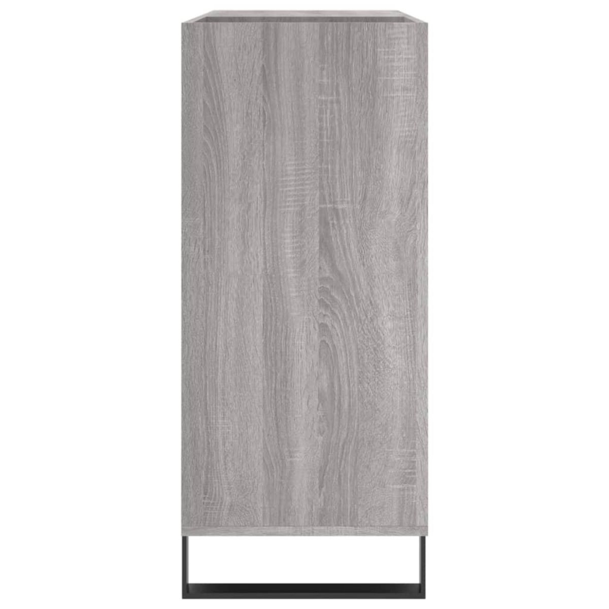 VIDAXL Armoire a disques sonoma gris 84,5x38x89 cm bois d'ingenierie