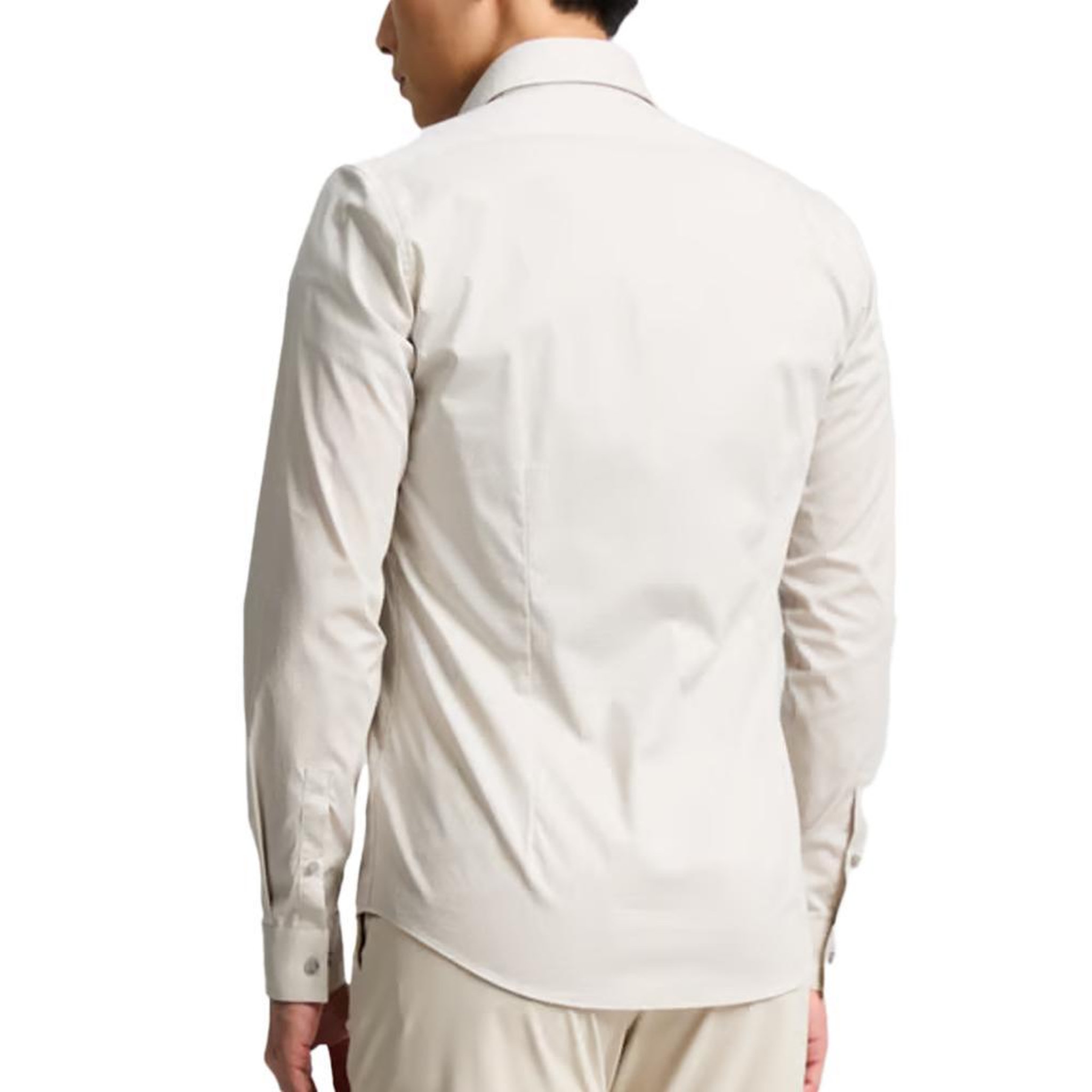 Voir la diapositive 2 : CALVIN KLEIN JEANS Chemise Beige Homme Calvin Klein Jeans Poplin Micro
