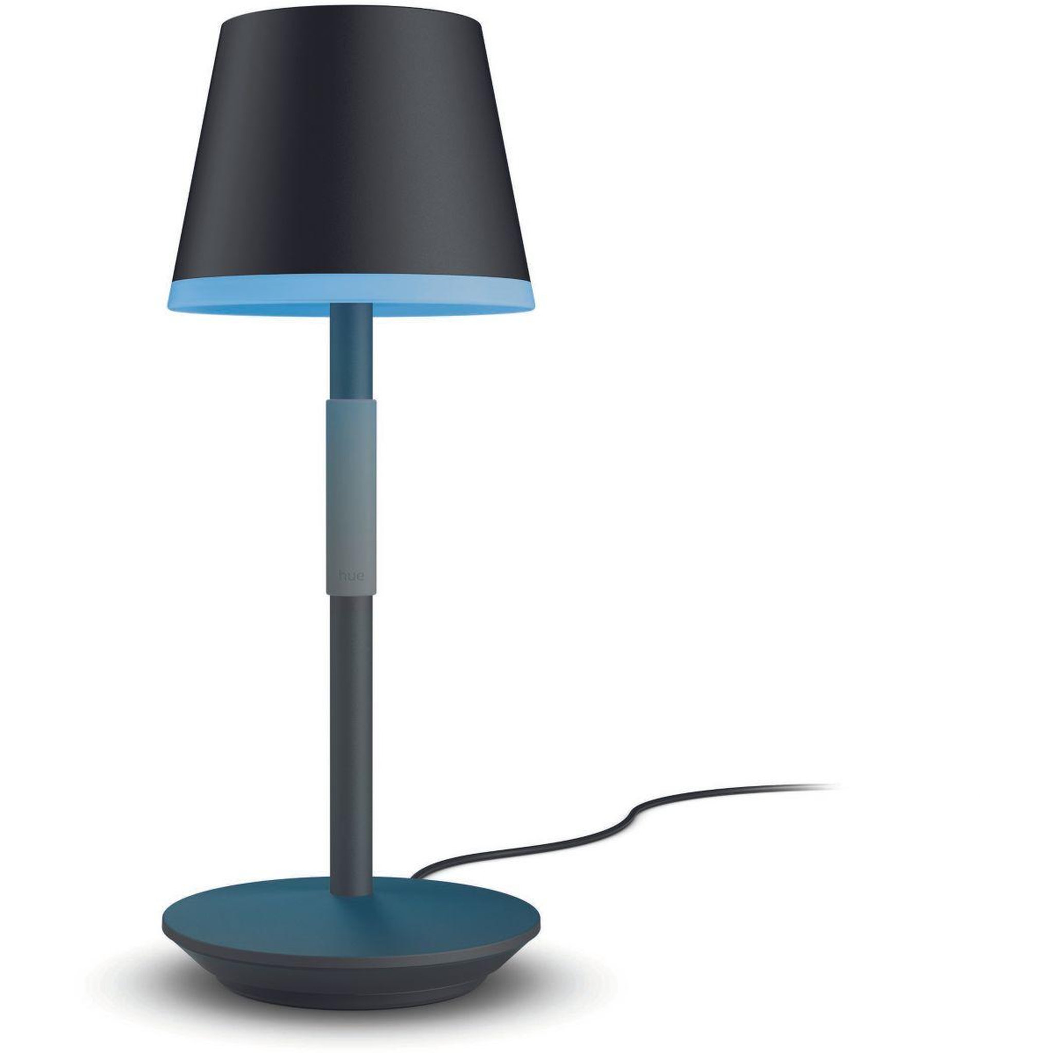 Voir la diapositive 2 : PHILIPS HUE Lampe connectée GO Noir White&Color Ambiance