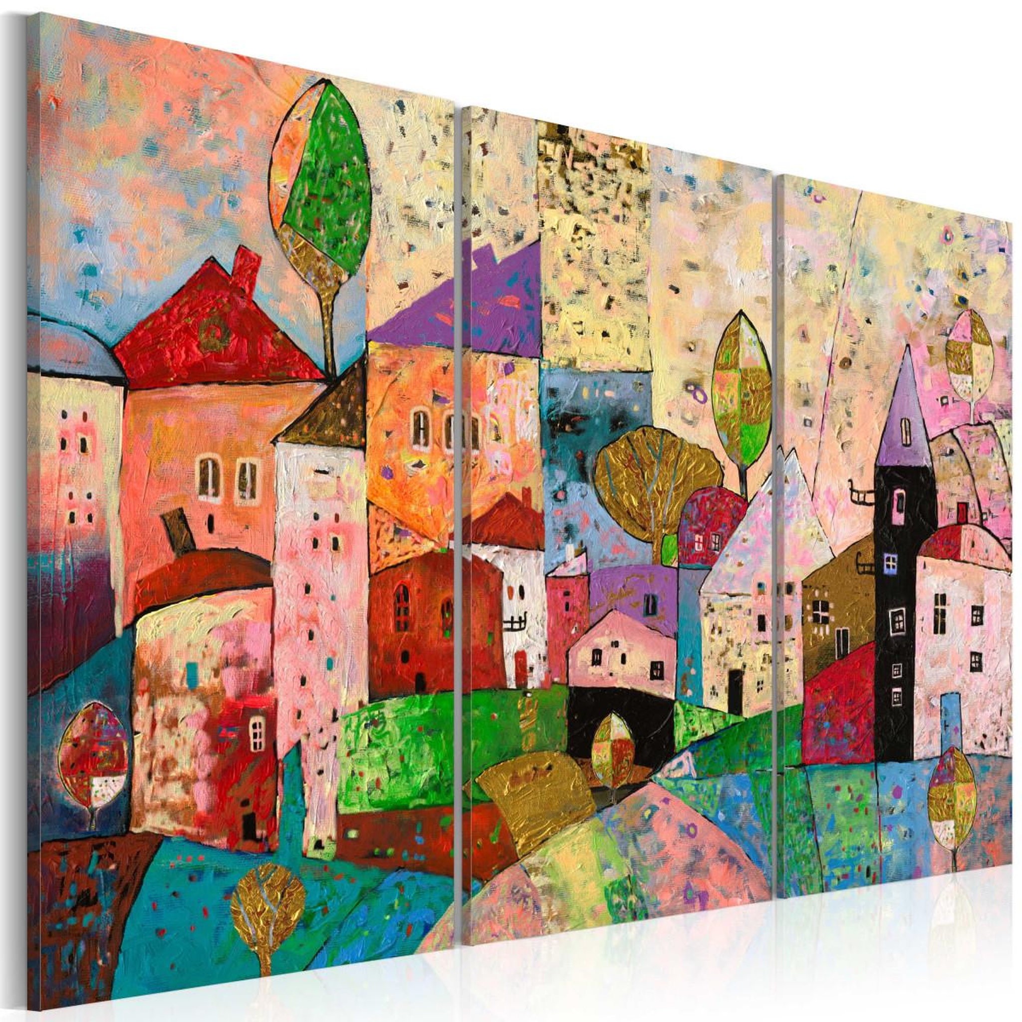 Voir la diapositive 1 : Paris Prix Tableau imprimé  picturesque small town