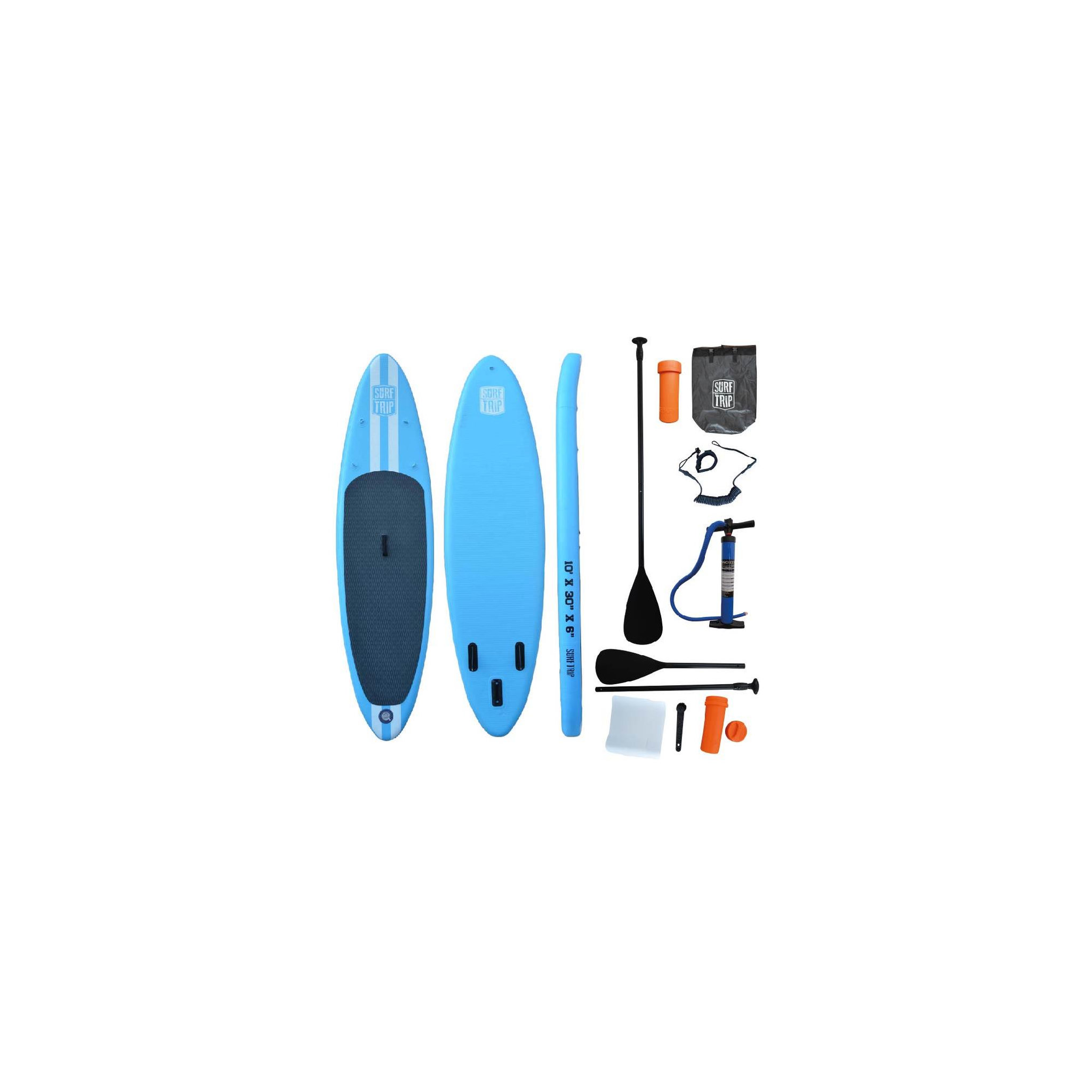 SURFTRIP Paddle gonflable - Surftrip - En dropstitch - Avec sac de transport - Dimensions : 305 x 76 x 15 cm