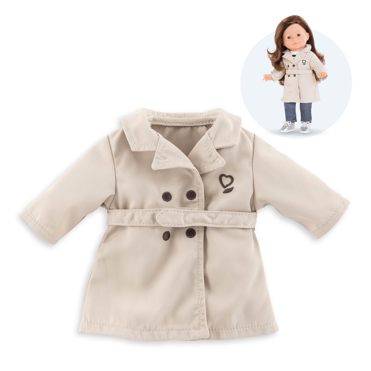 Corolle Trench Beige pour poupée ma Corolle