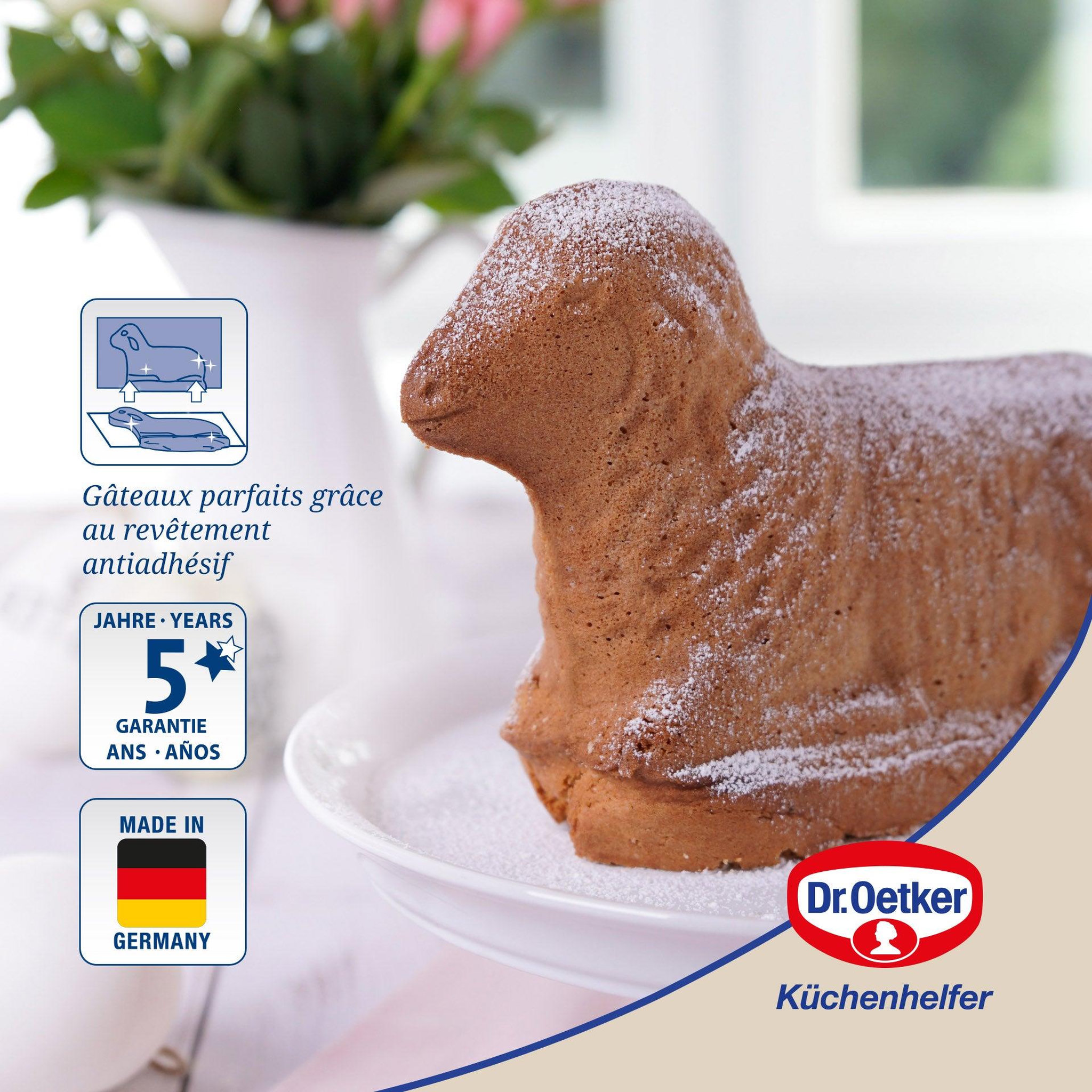 Voir la diapositive 2 : DR.OETKER Moule à gâteaux agneau pascal dr. Oetker baker edition