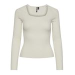 Pieces T Shirt Manches  ongues  Femme Pieces Kalu. Coloris disponibles : Blanc