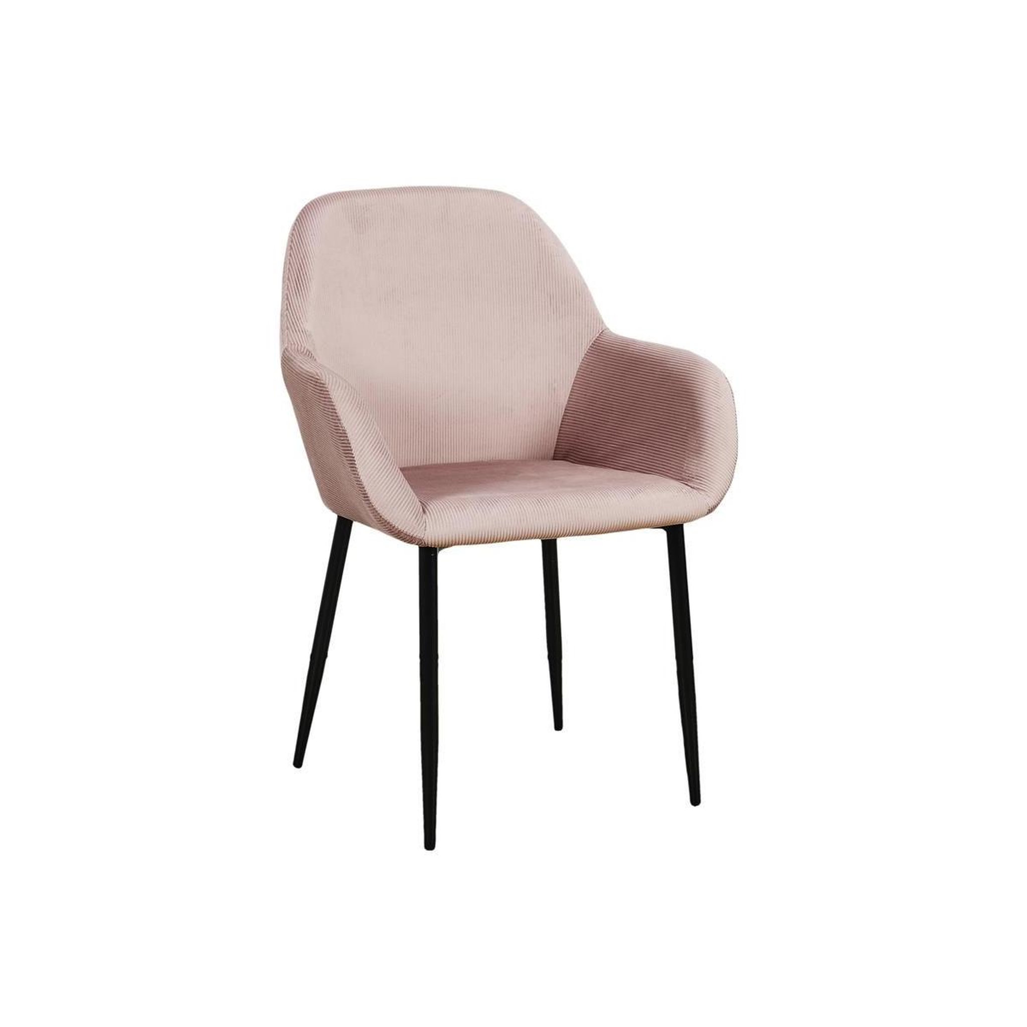 Voir la diapositive 2 : The Home Deco Factory Lot de 2 fauteuils design  giulia  85cm rose