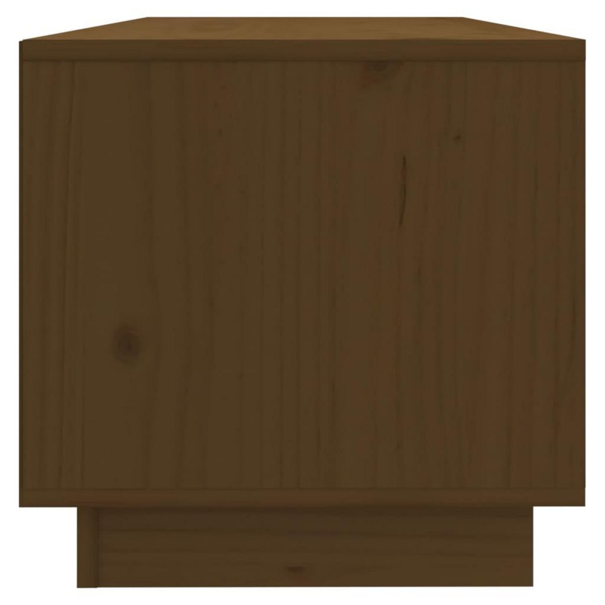 VIDAXL Meuble TV Marron miel 90x35x35 cm Bois de pin massif